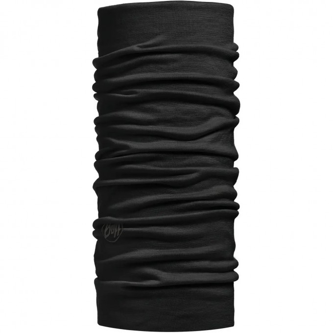 Бандана BUFF LIGHTWEIGHT MERINO WOOL SOLID BLACK 132280.999.10.00