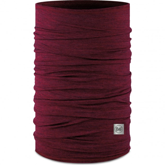 Бандана BUFF LIGHTWEIGHT MERINO WOOL SOLID GARNET 132280.653.10.00