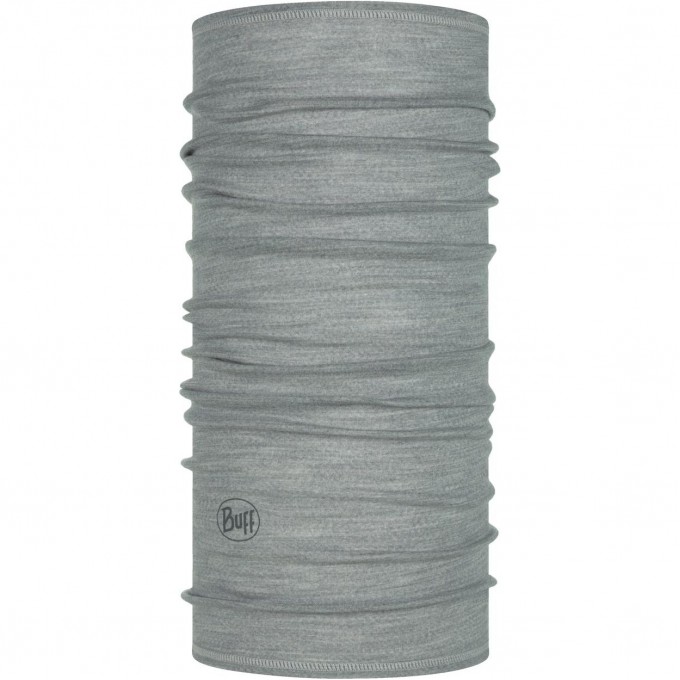 Бандана BUFF MERINO LIGHTWEIGHT SOLID LIGHT GREY 113010.933.10.00