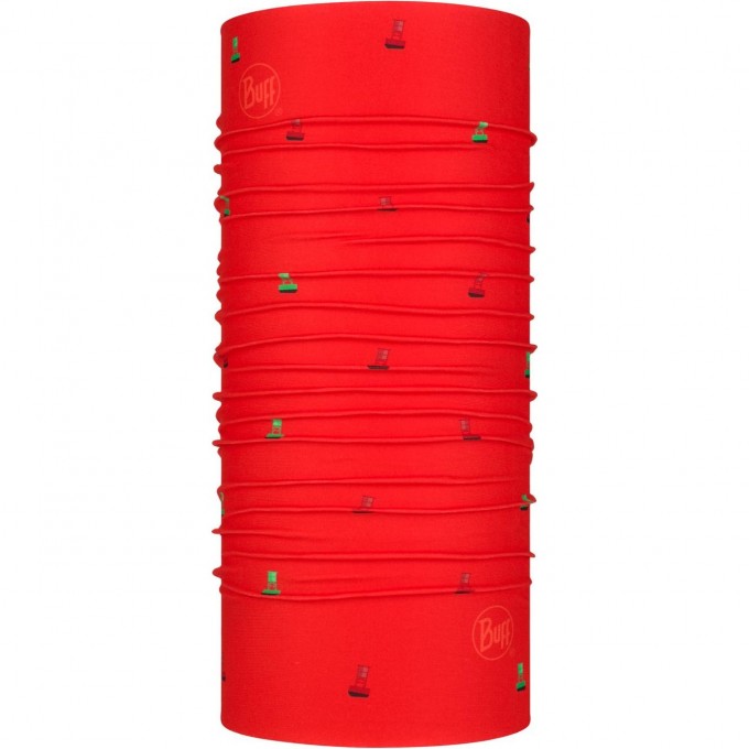 Бандана BUFF ORIGINAL CHANNELS RED 126115.425.10.00