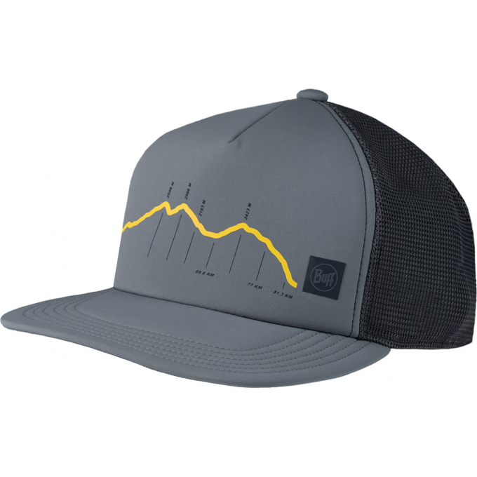 Кепка BUFF EXPLORE TRUCKER CAP Cram Ash 135762.914.30.00