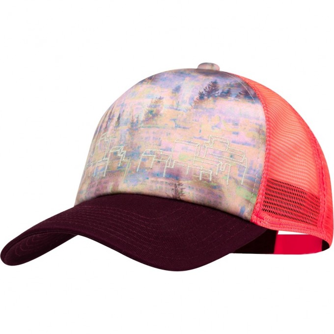 Кепка BUFF TRUCKER CAP MALM MULTI 133578.555.10.00 Кепка BUFF TRUCKER CAP MALM MULTI 133578.555.10.00