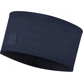 Повязка BUFF MERINO WIDE HEADBAND SOLID DENIM
