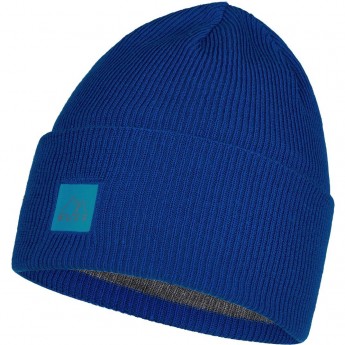 Шапка BUFF CROSSKNIT HAT SOLID AZURE BLUE