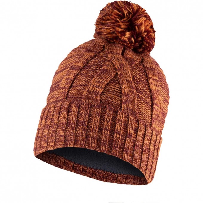 Шапка BUFF KNITTED & FLEECE BAND HAT BLEIN MAROON 129622.632.10.00