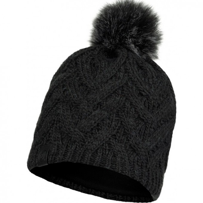 Шапка BUFF KNITTED & FLEECE BAND HAT CARYN GRAPHITE 123515.901.10.00