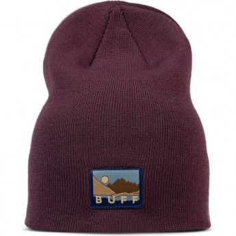 Шапка BUFF KNITTED HAT LILON LONG BURGUNDY