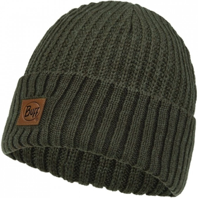 Шапка BUFF KNITTED HAT RUTGER BARK 117845.843.10.00