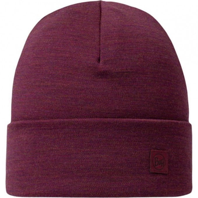 Шапка BUFF MERINO HEAVYWEIGHT HAT SOLID TIBETAN RED 111170.422.10.00
