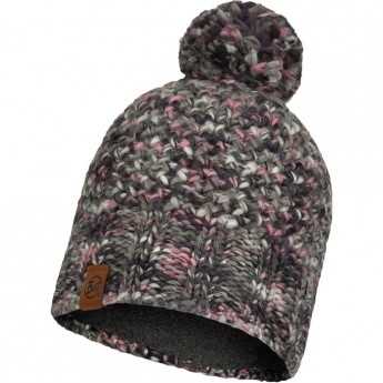 Шапка вязаная с флисом BUFF HAT KNITTED POLAR MARGO CASTLEROCK GREY