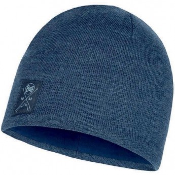 Шапка вязаная с флисом BUFF HAT KNITTED POLAR SOLID NAVY