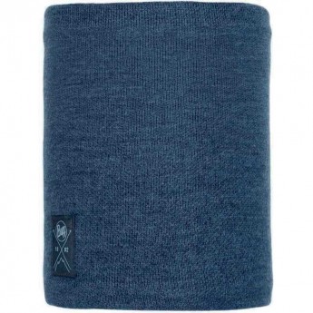 Шарф-труба вязаный с флисом BUFF NECKWARMER KNITTED POLAR NEO NAVY