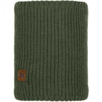 Шарф-труба вязаный с флисом BUFF NECKWARMER KNITTED POLAR RUTGER FOREST NIGHT
