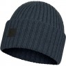 Вязаная шерстяная шапка BUFF HAT WOOL KNITTED ERVIN DENIM 124243.788.10.00